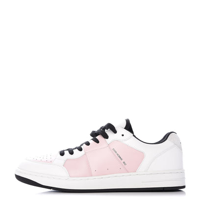 Christian Dior Homme Calfskin Mens BO2 Sneakers 45 White Pale Pink 1 of 8