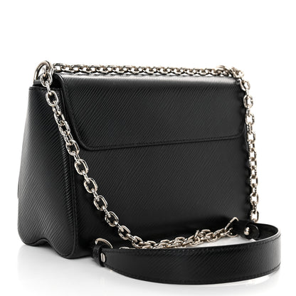 Louis Vuitton Epi Twist Shoulder Bag MM Black 4 of 10