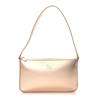Christian Louboutin Metallic Nappa Loubila Shoulder Bag Leche 1 of 8