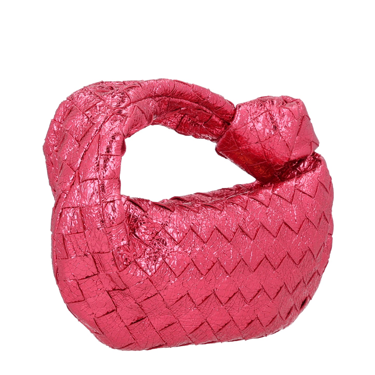 Metallic Nappa Intrecciato Mini Jodie Lollipop