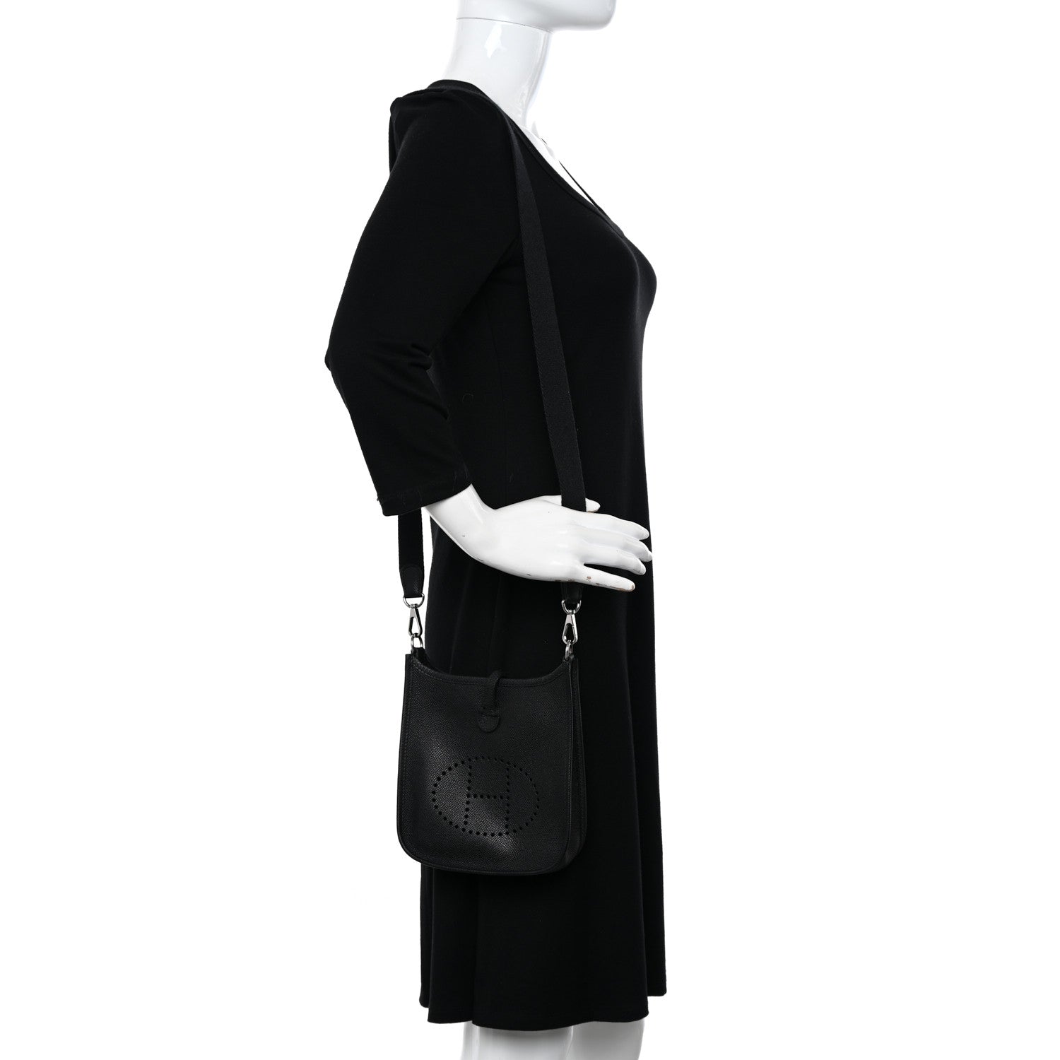 Hermes Epsom Evelyne TPM Black 2 of 11