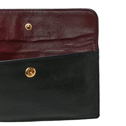 Chanel Lambskin Quilted Flap Pouch Black 9 of 13