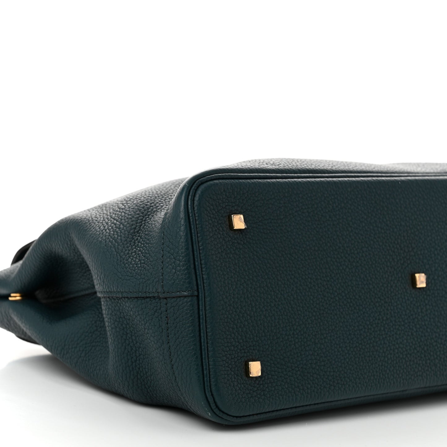 Taurillon Blush Calfskin Gabby MM  Peacock