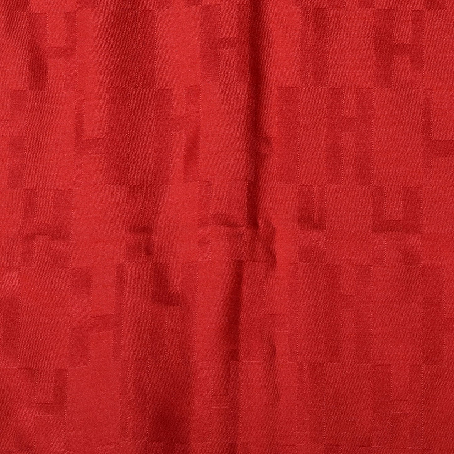 Silk Wool Faconnee Grand H Scarf Rouge Vif