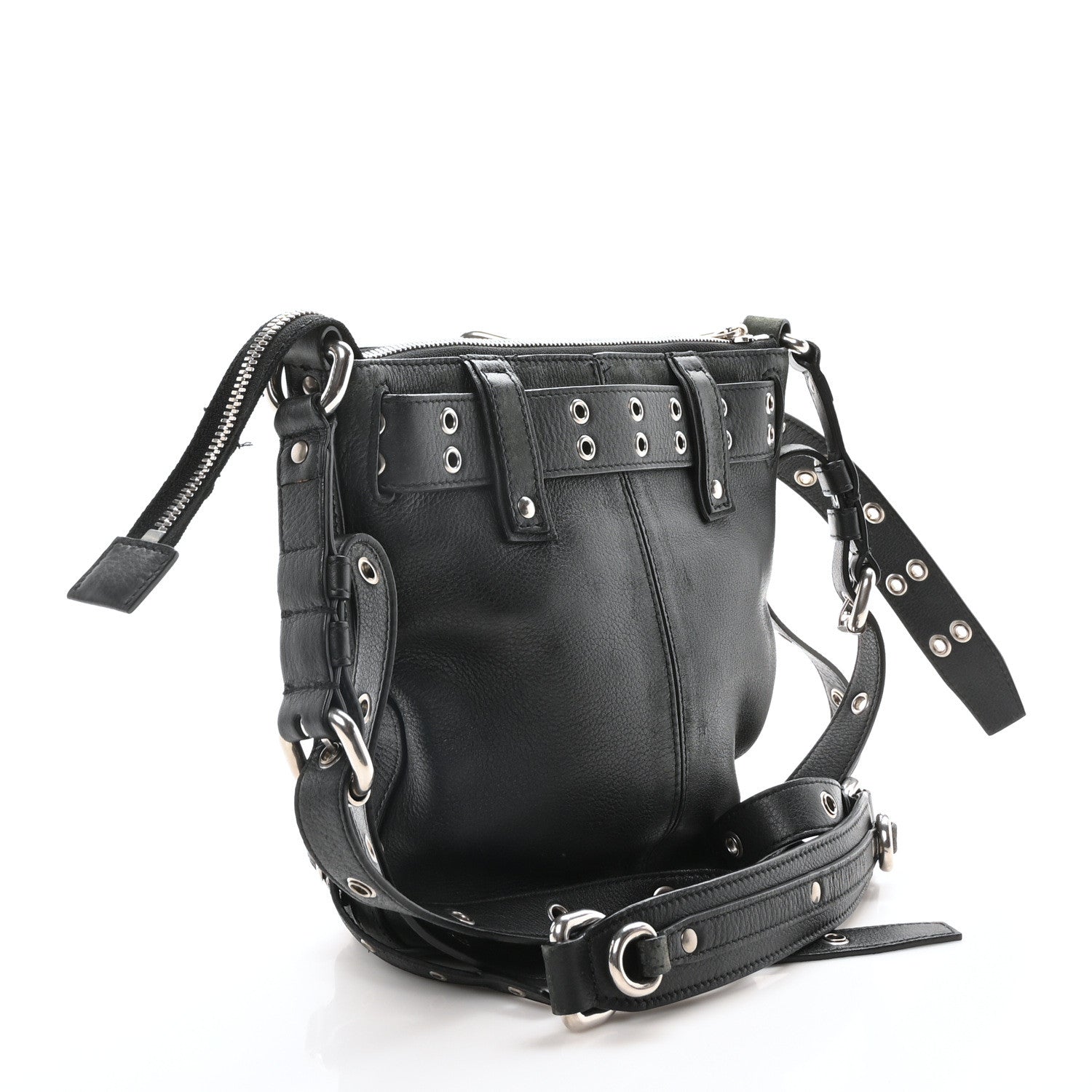 Balenciaga Calfskin Emo Bucket Bag XS Black 3 of 11