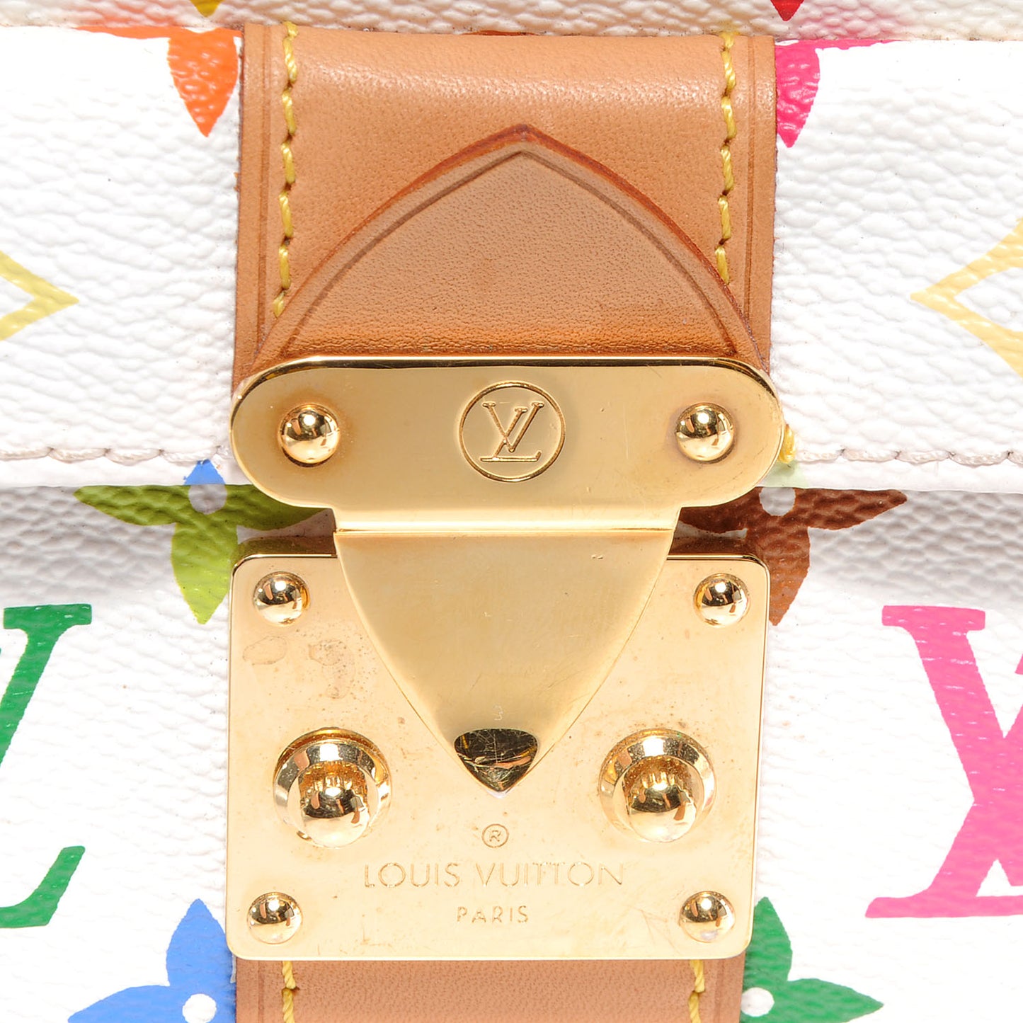 Monogram Multicolor Speedy 30 White