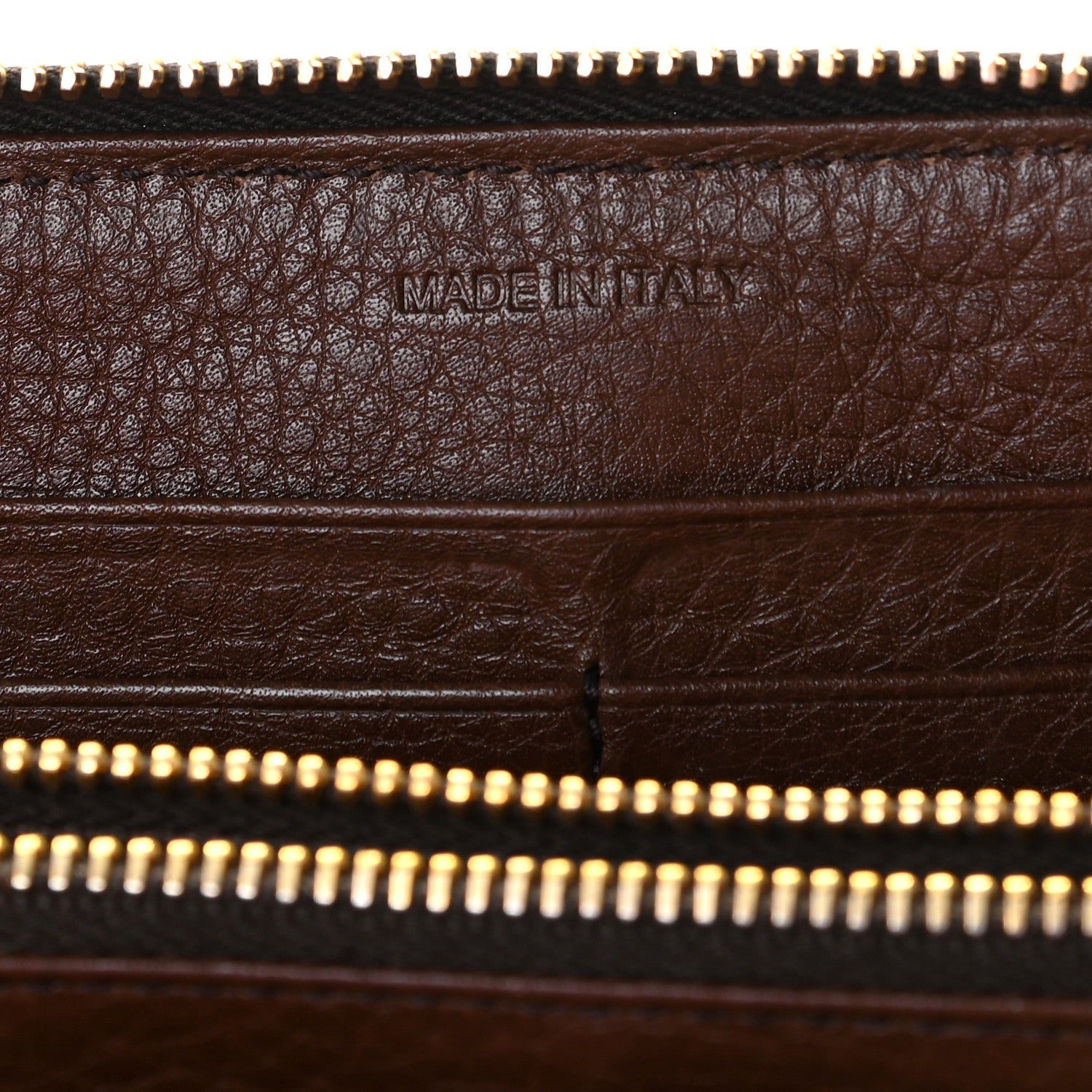 Prada Vitello Daino Zip Around Wallet Cacao 11 of 12