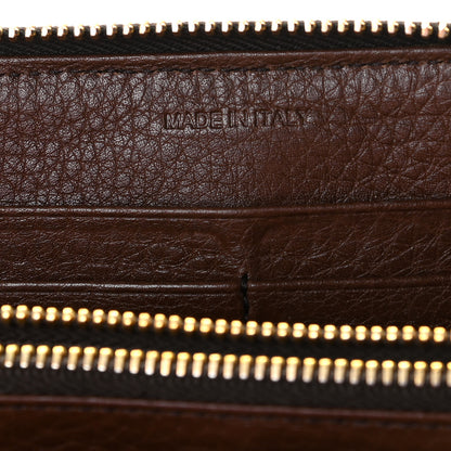 Prada Vitello Daino Zip Around Wallet Cacao 11 of 12