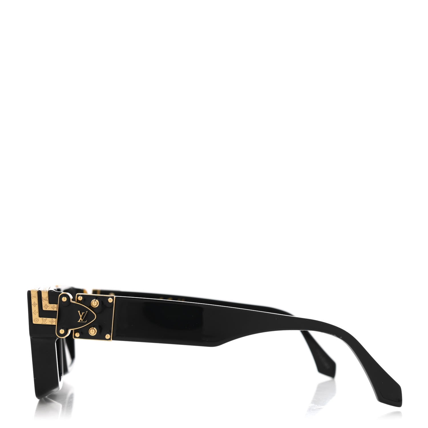 Louis Vuitton Acetate 1.1 Millionaires Sunglasses Z1165W Black 3 of 7