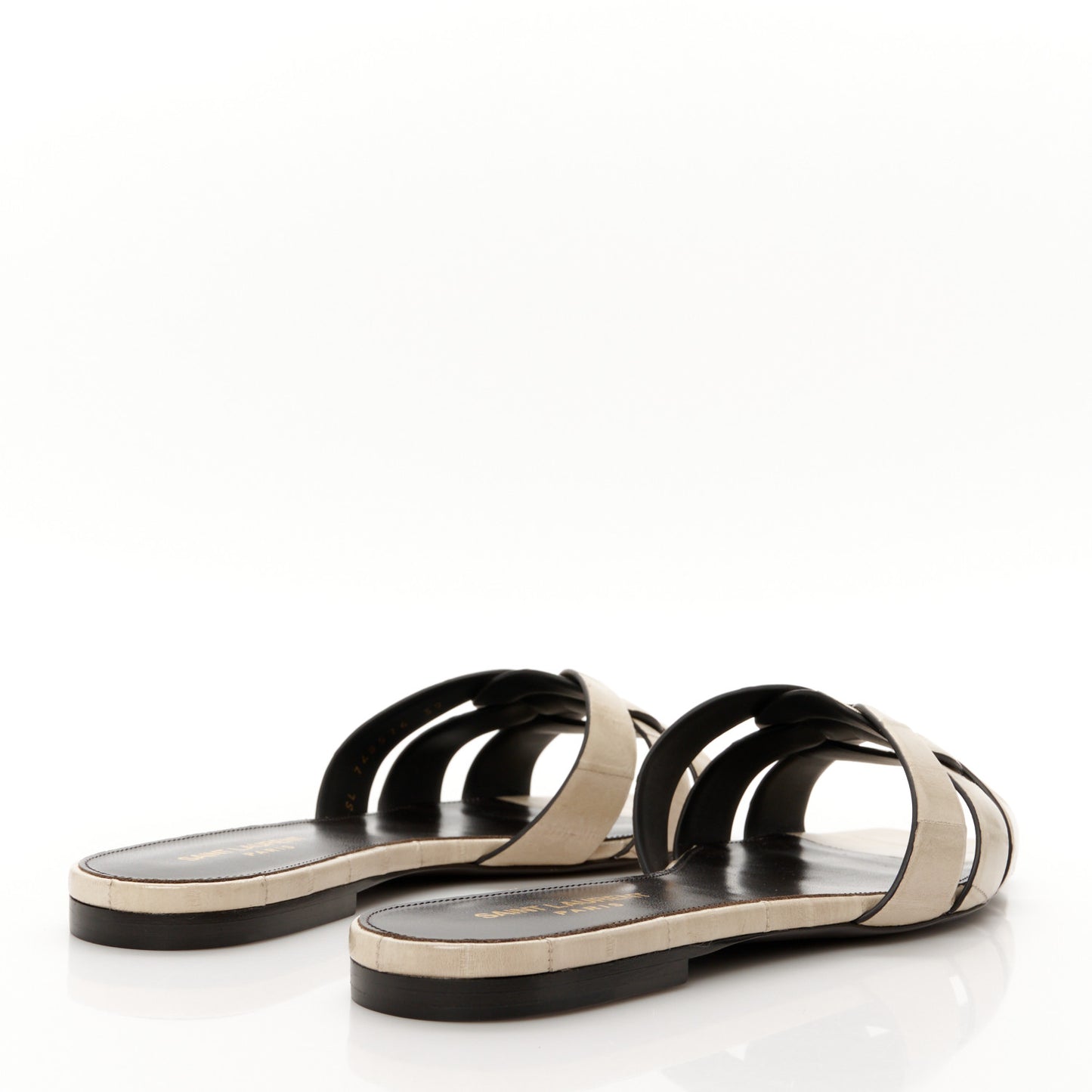 Eelskin Tribute 05 Slide Sandals 39 Brave Ivory