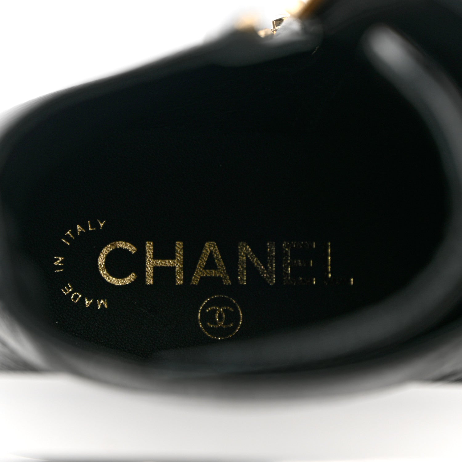 Chanel Calfskin Lace Up Combat Boots 41 Black 7 of 11