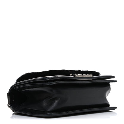 Chanel Orylag Rabbit Fur Calfskin Small Boy Flap Black 4 of 10