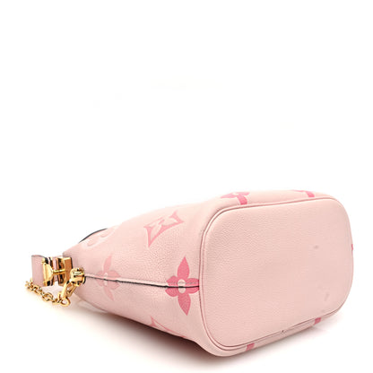 Louis Vuitton Empreinte Monogram Giant By The Pool Marshmallow Hobo PM Bouton De Rose 4 of 10
