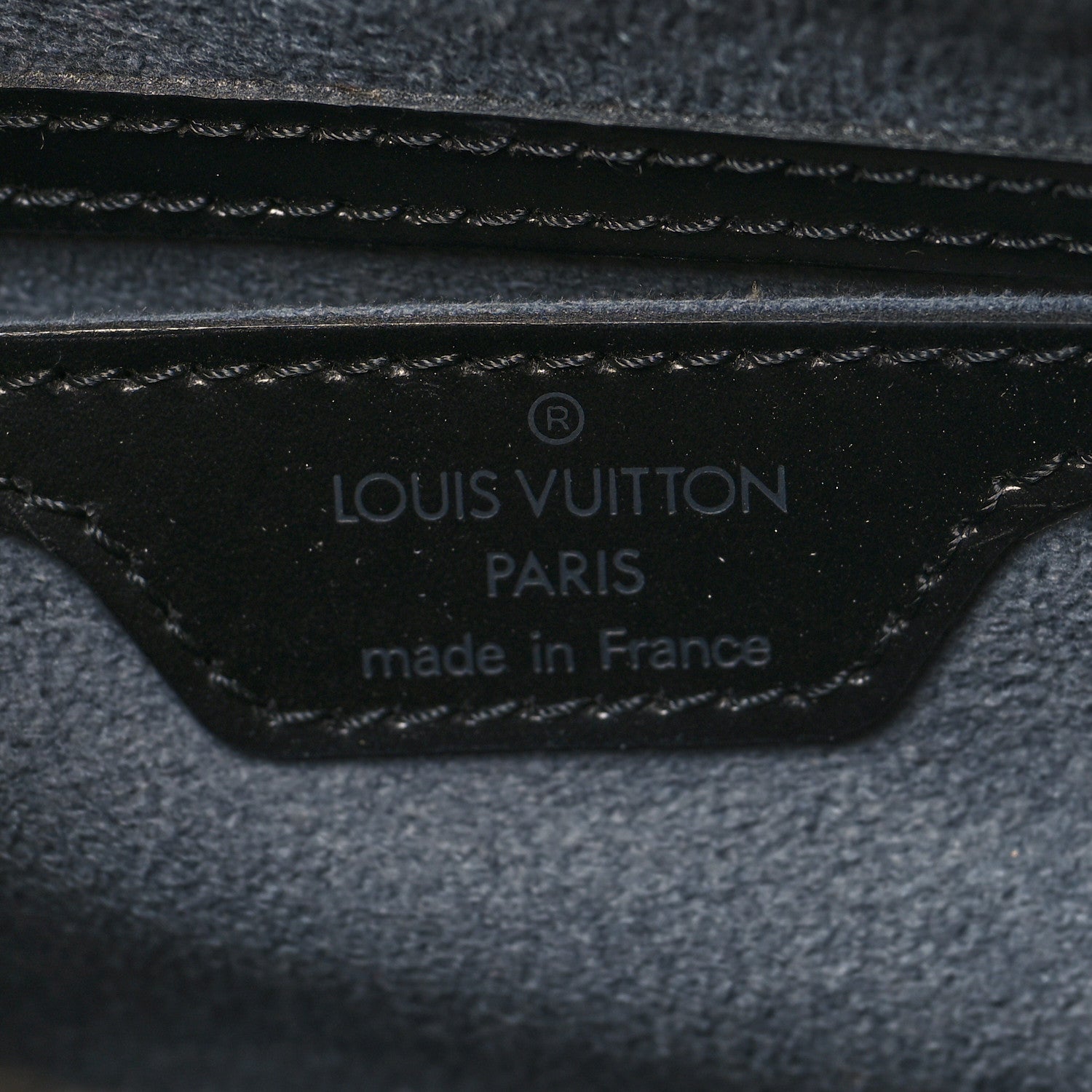 Louis Vuitton Epi Soufflot Black 7 of 10