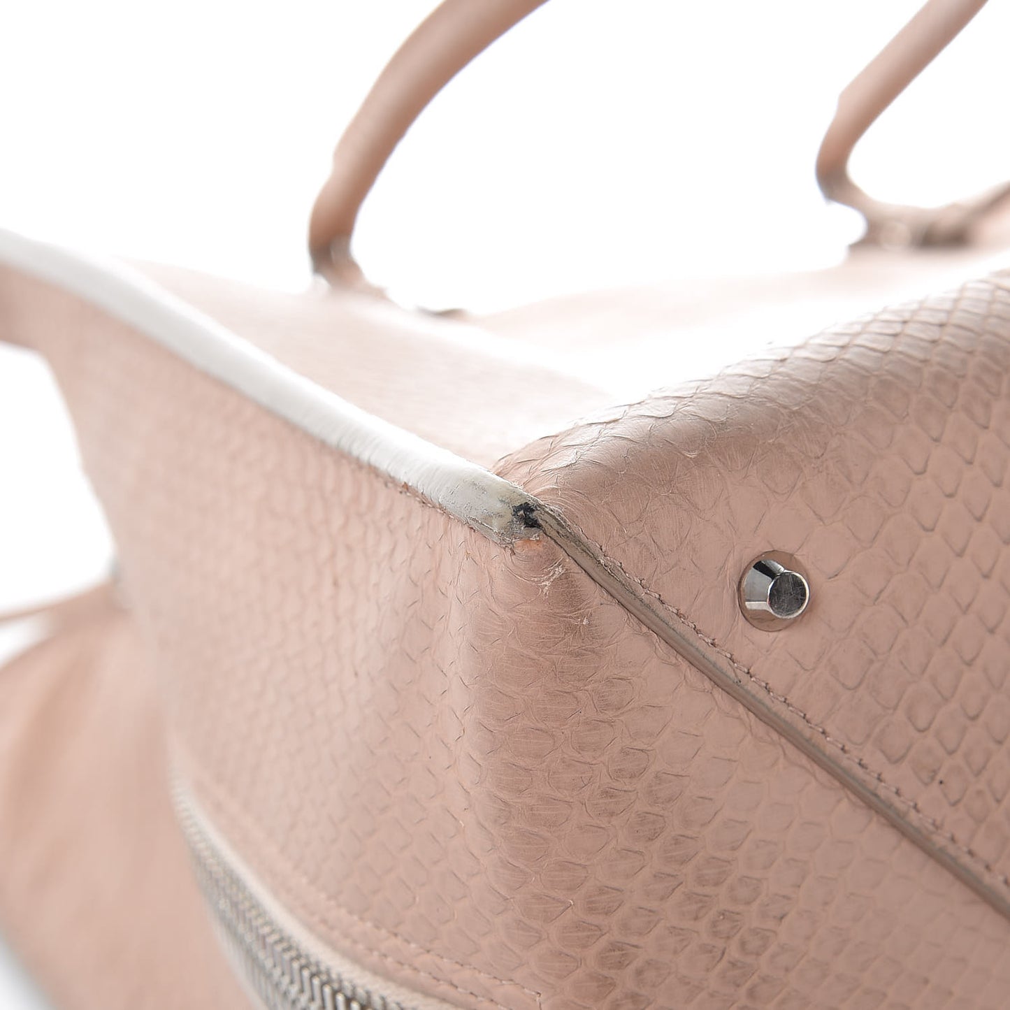Python Papier A5 Zip Around Tote Old Rose