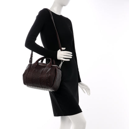 Alexander Wang Pebbled Lambskin Rockie Beet Rhodium Hardware 2 of 10