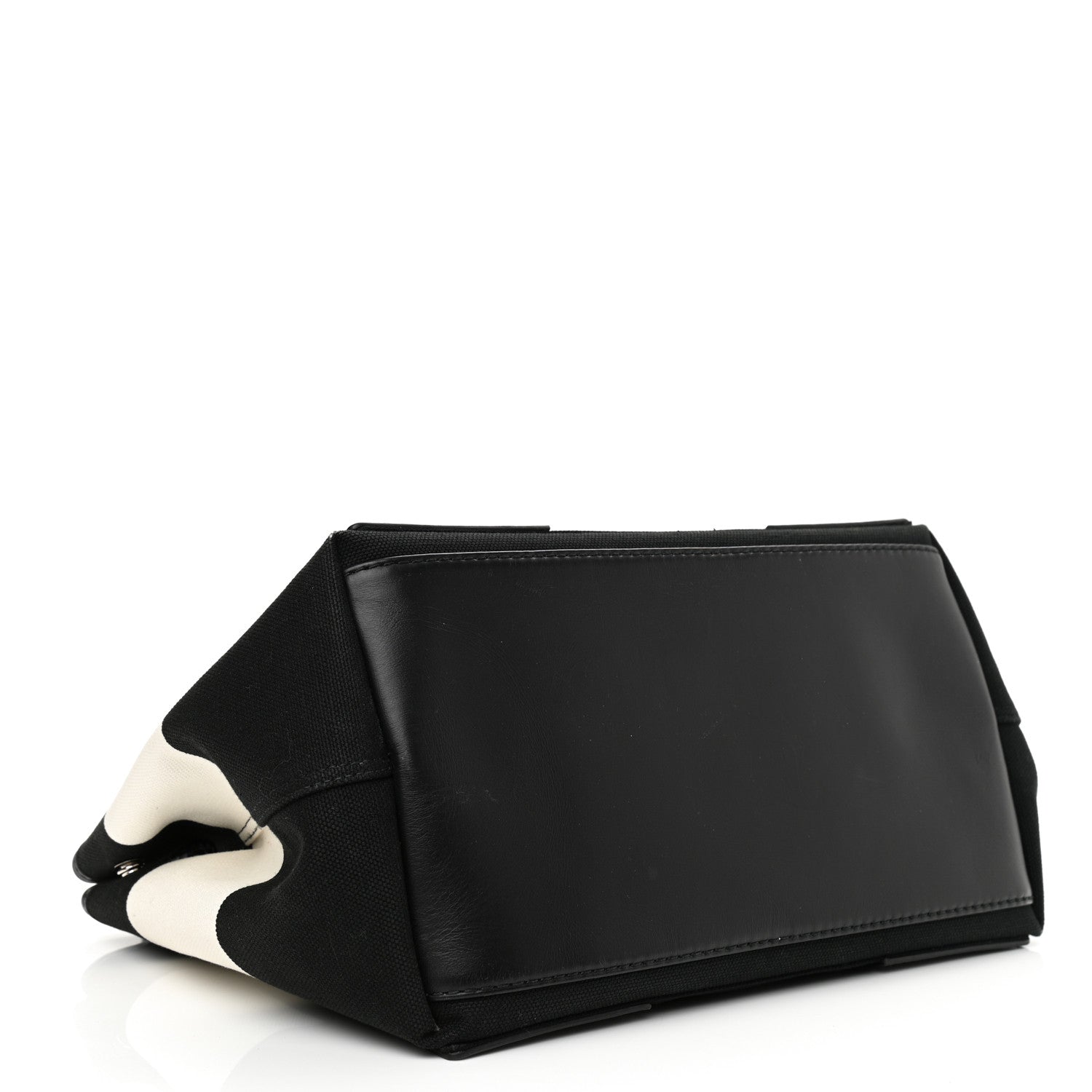 Balenciaga Canvas S Navy Cabas Natural Black 3 of 8