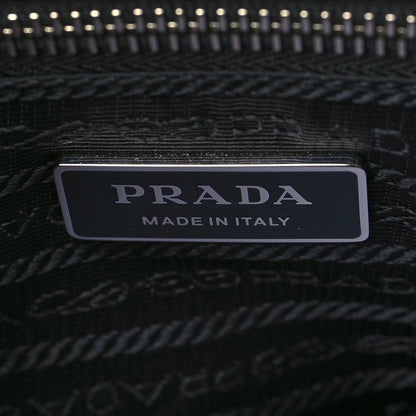 Prada Spazzolato Medium Re-Edition 1995 Double Handle Handbag Black 5 of 6