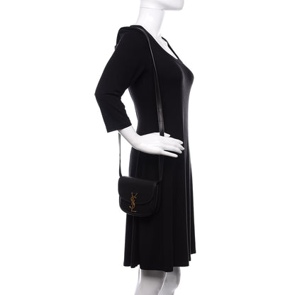 Saint Laurent Smooth Calfskin Mini Classic Monogram Kaia Satchel Black 2 of 11