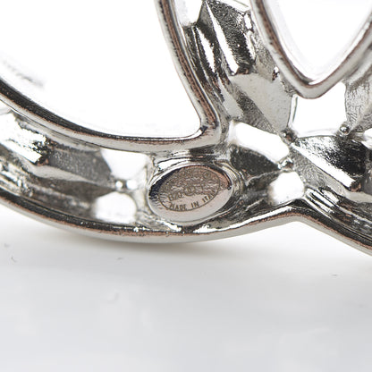 Chanel Crystal Starfall CC Hair Clip Silver 3 of 5