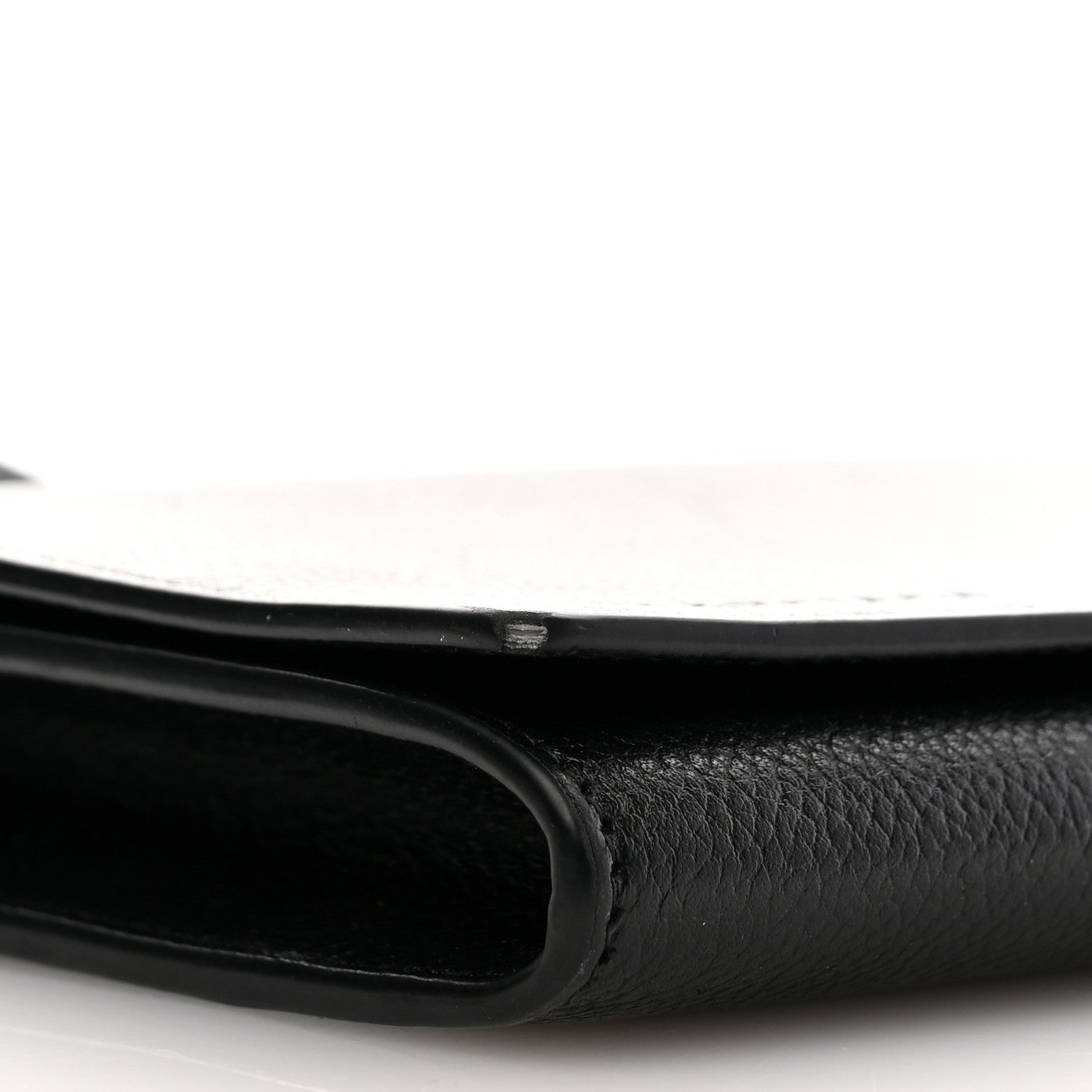Balenciaga Grained Calfskin Phone Holder Black 8 of 10