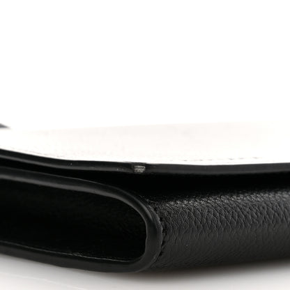 Balenciaga Grained Calfskin Phone Holder Black 8 of 10
