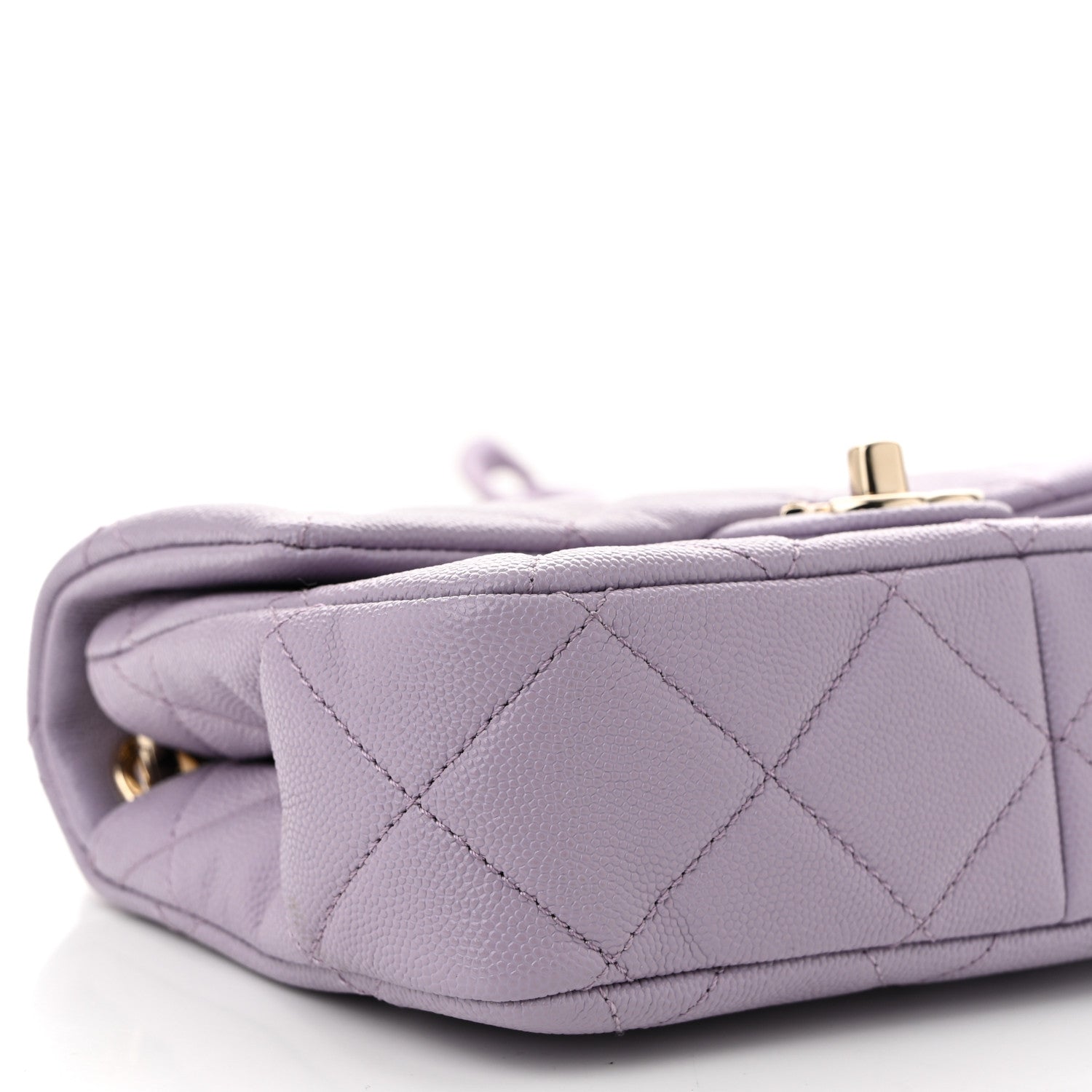 Chanel Caviar Quilted Funky Match Mini Flap Light Purple Light Purple 9 of 11