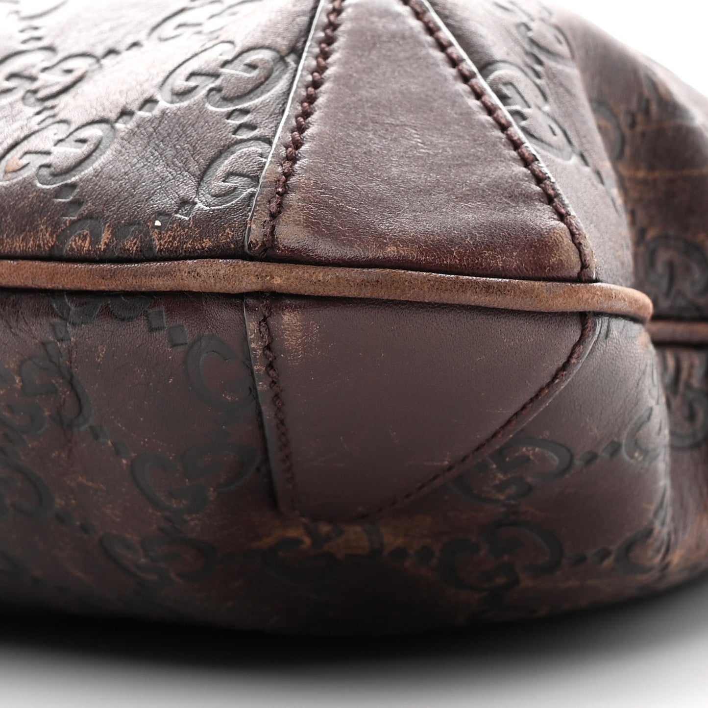 Guccissima Creole Hobo Chocolate