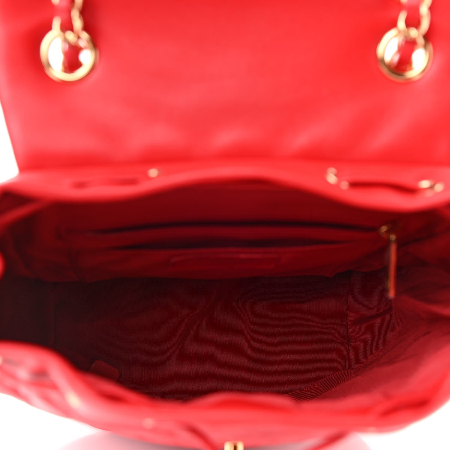 Chanel Lambskin Quilted Small Urban Spirit Backpack Red 5 of 11