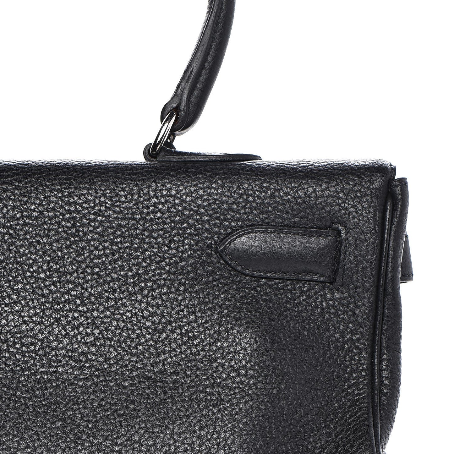 Taurillon Clemence Shoulder Kelly 40 Black