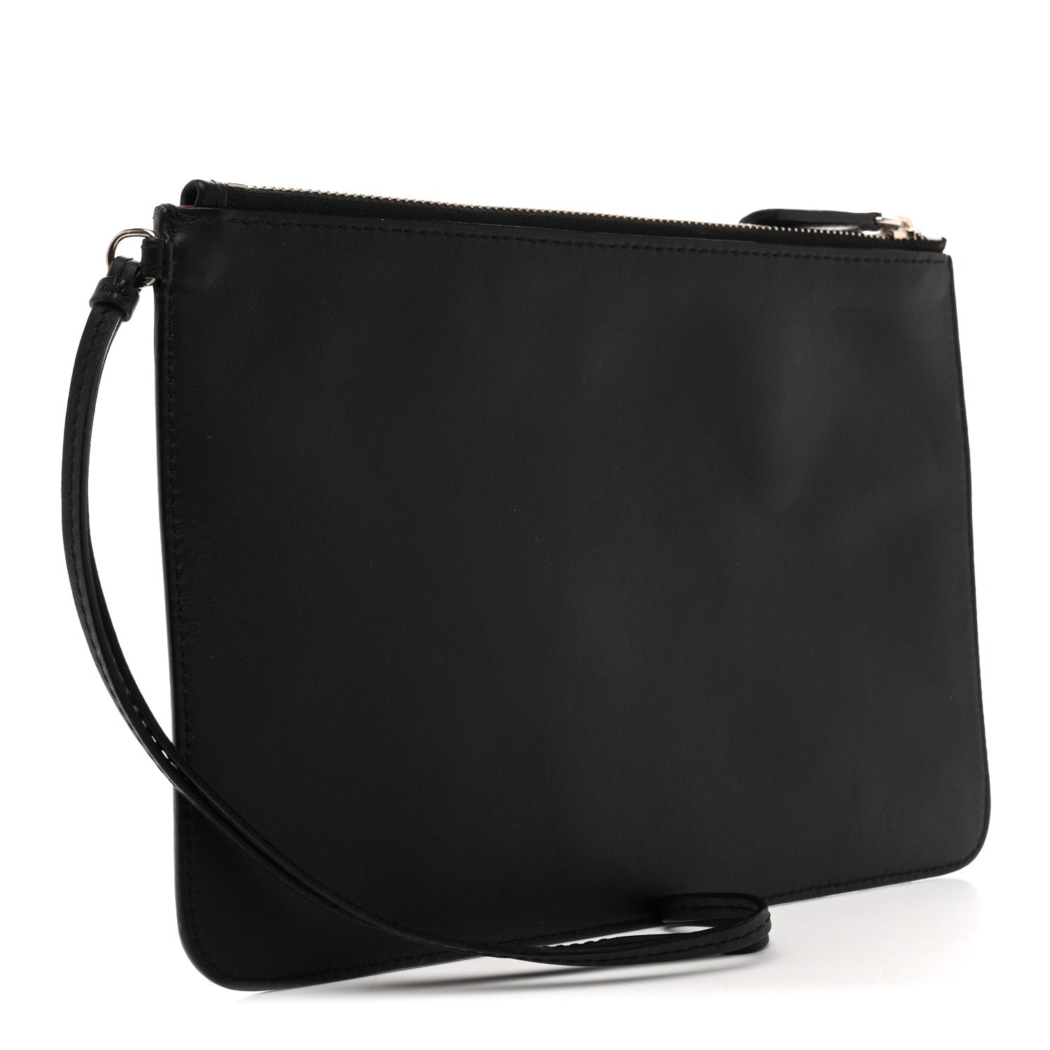 Christian Dior Calfskin Diorissimo Pouch Black 3 of 10
