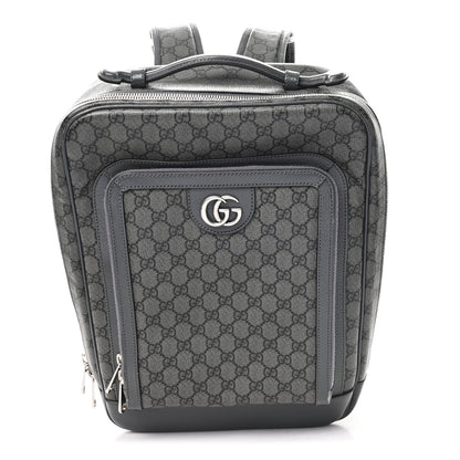 Gucci GG Supreme Monogram Ophidia Backpack  Grey 1 of 9