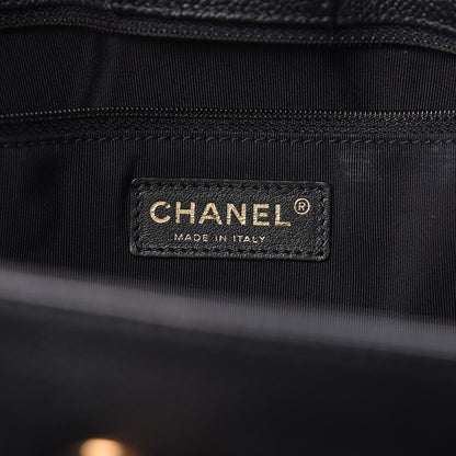 Chanel Calfskin Cerf Executive Shopper Tote Black 7 of 11