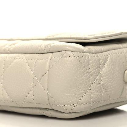 Christian Dior Supple Calfskin Cannage Caro Pouch with Chain Latte 11 of 11