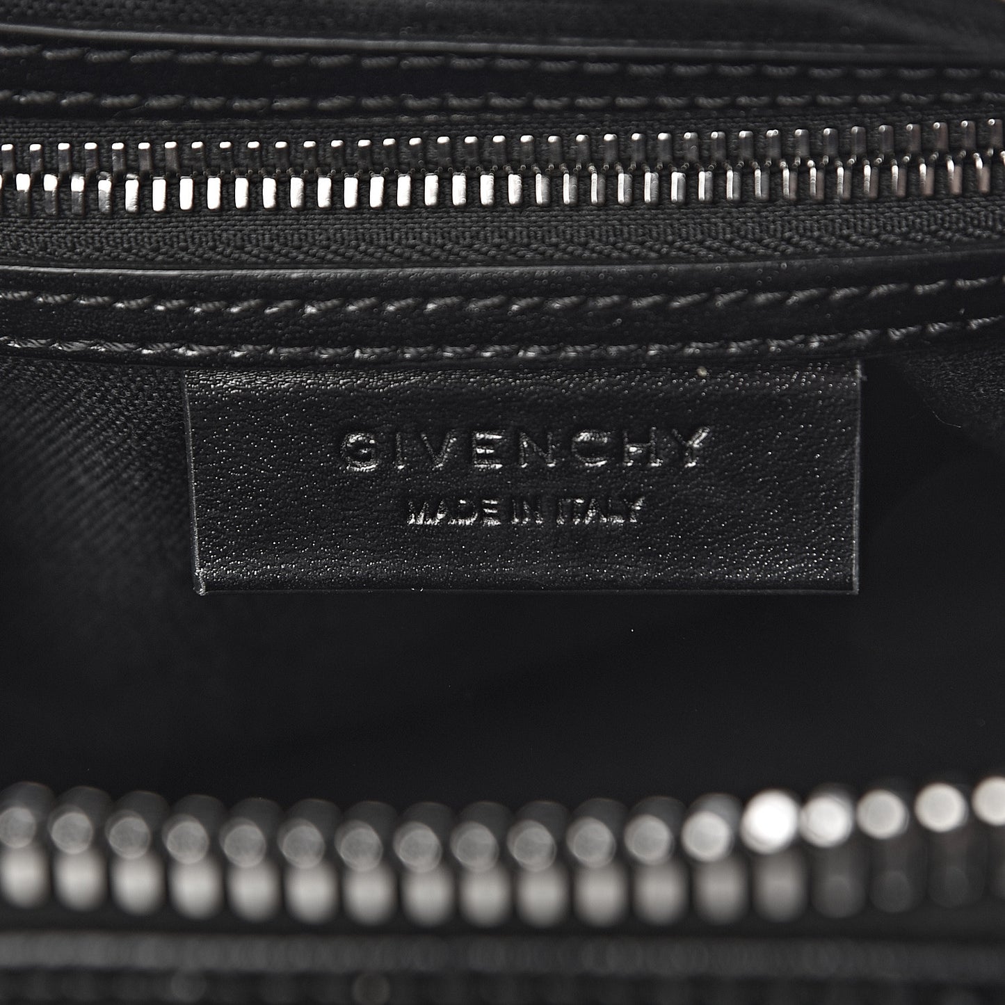 Shiny Lord Calfskin Mini Antigona Black