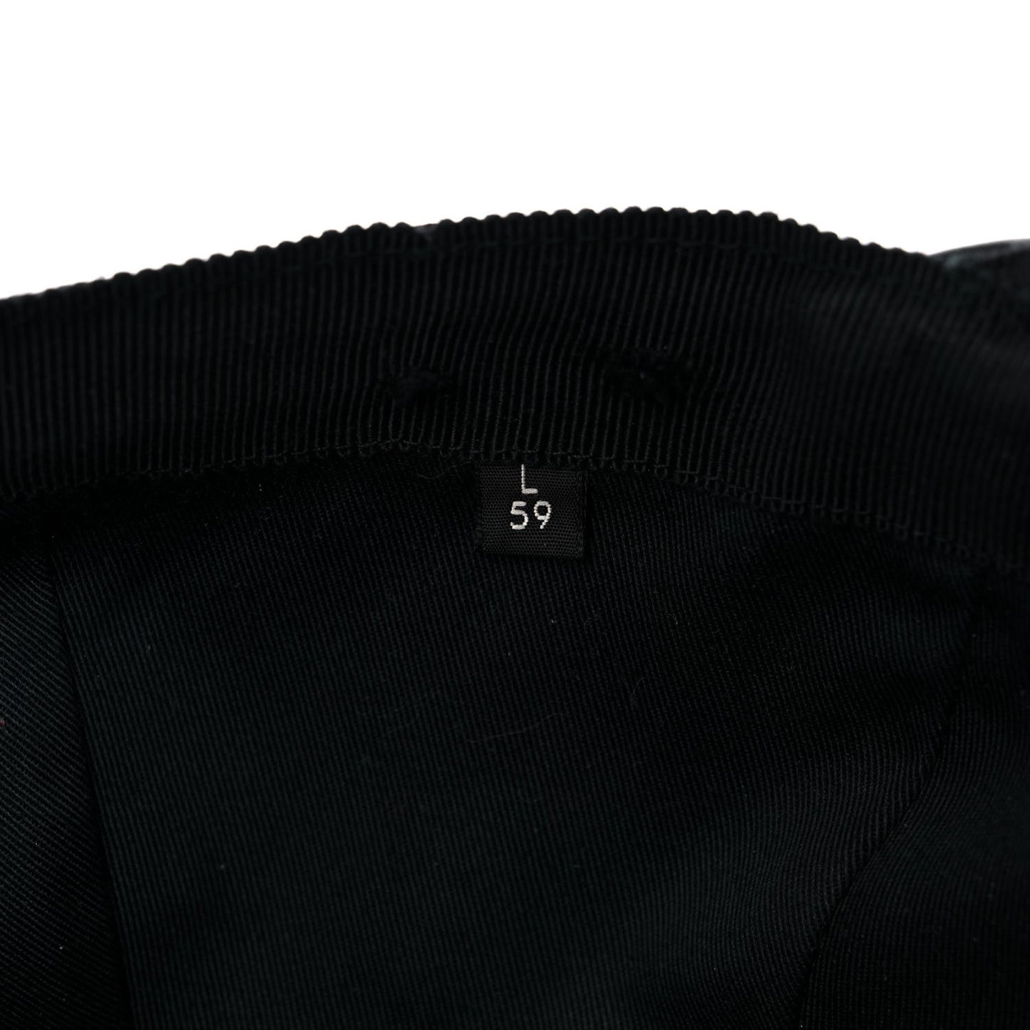 Monogram Web Baseball Hat L Black