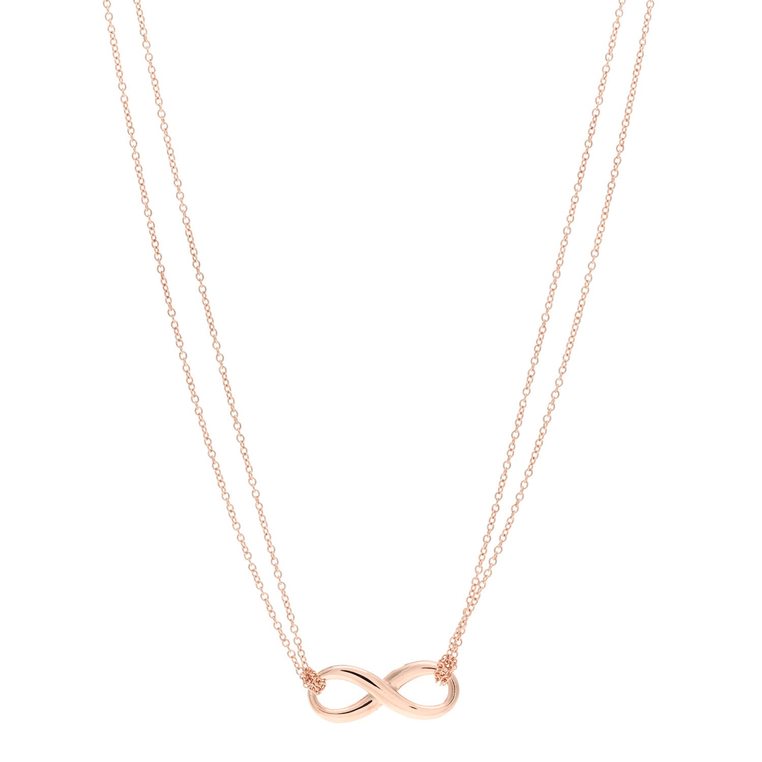 Tiffany Rubedo Infinity Double Chain Necklace 1 of 4