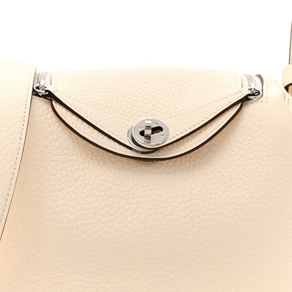 Hermes Taurillon Clemence Mini Lindy 20 Nata 8 of 11