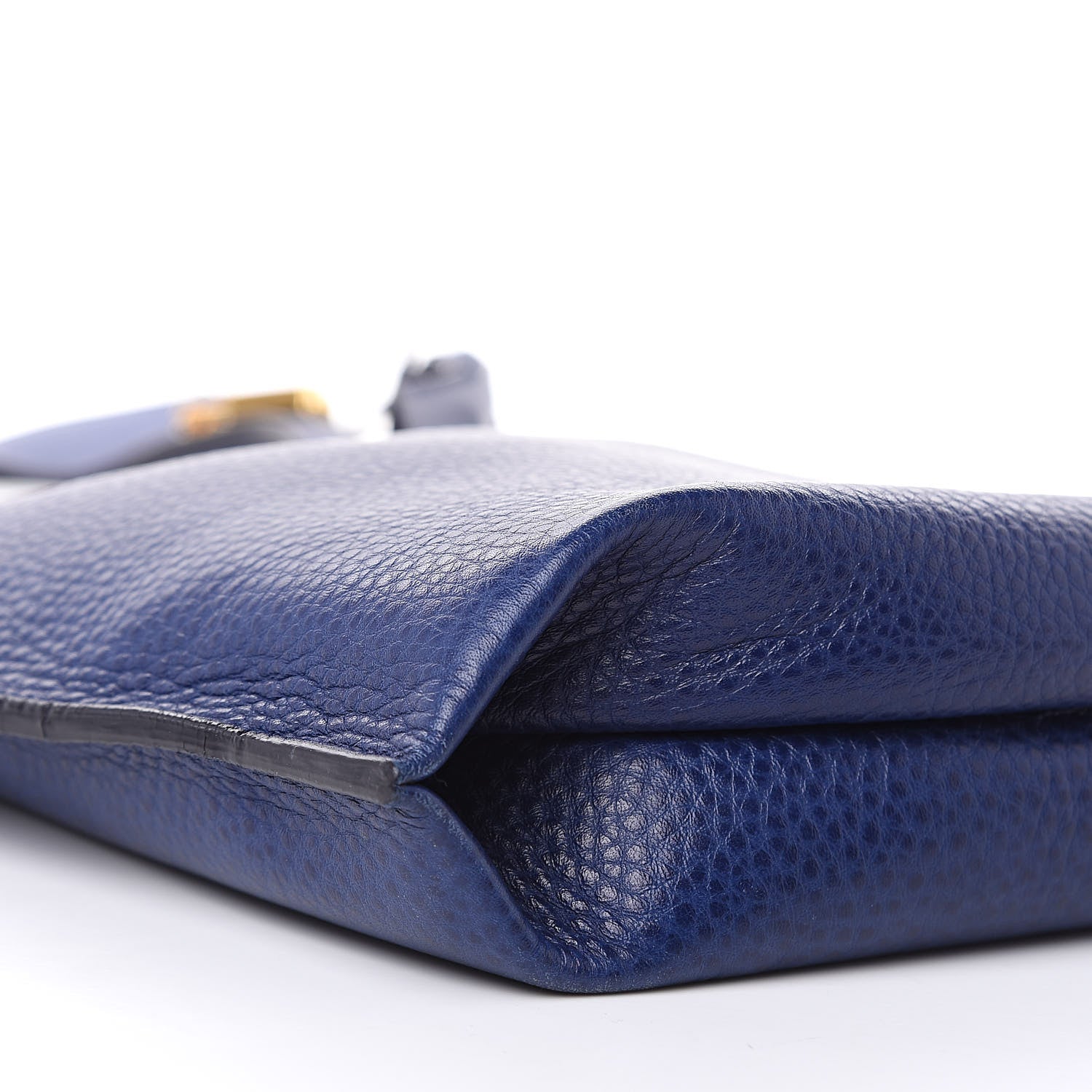 Tom Ford Calfskin Large Alix Padlock Zip Shoulder Bag Cobalt 8 of 11