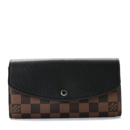 Louis Vuitton Damier Ebene Normandy Wallet Black 1 of 10