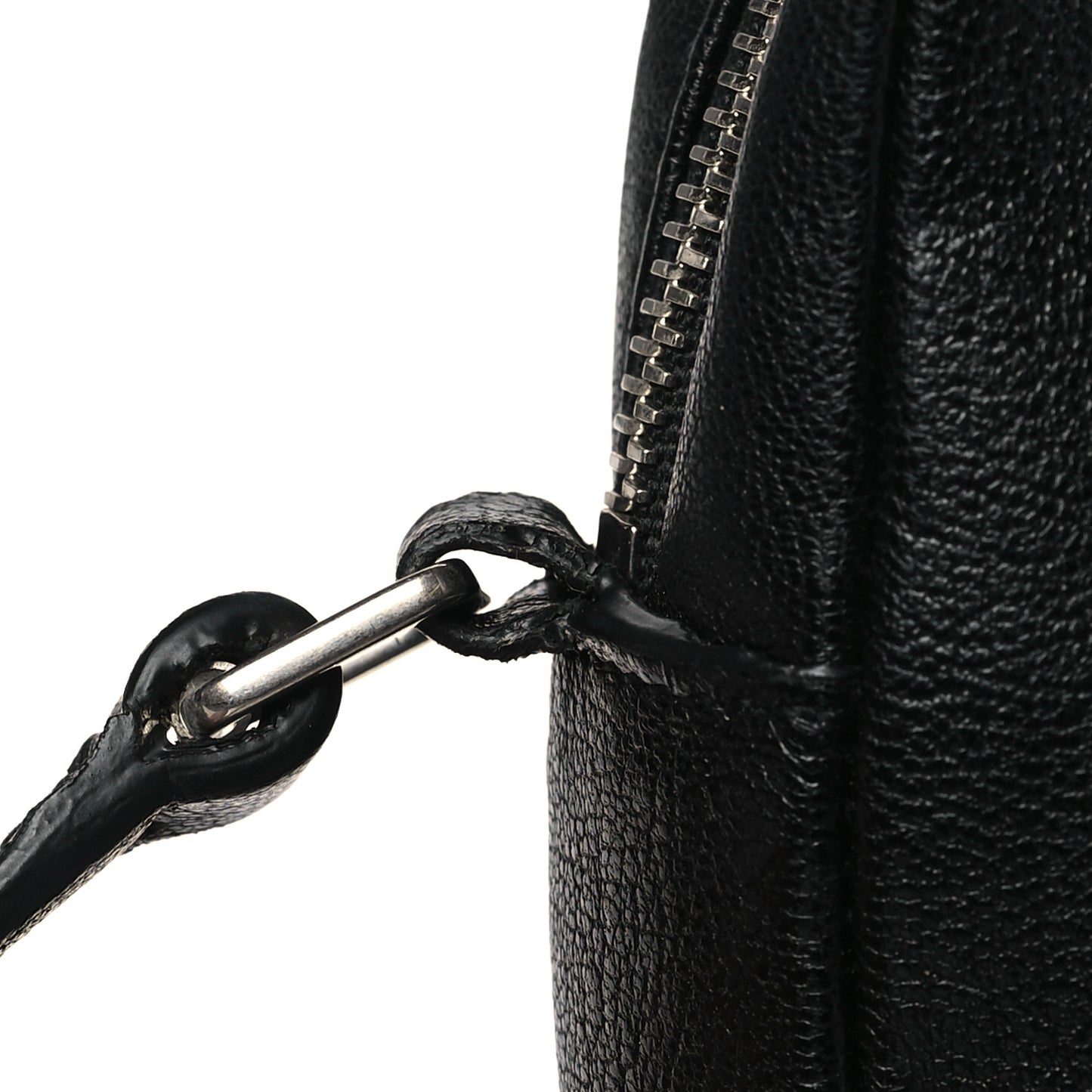 Lambskin Monogram Small Lou Camera Bag Black