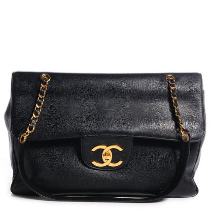 Chanel Caviar XL Weekender Bag Black 1 of 7