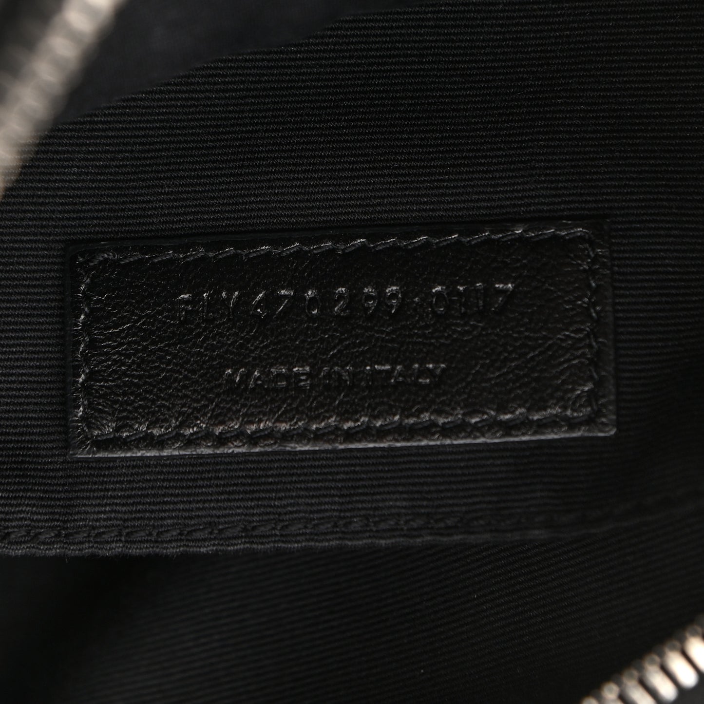 Lambskin Monogram Small Lou Camera Bag Black