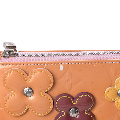Louis Vuitton Vernis Lexington Fleurs Pochette Pink 7 of 12