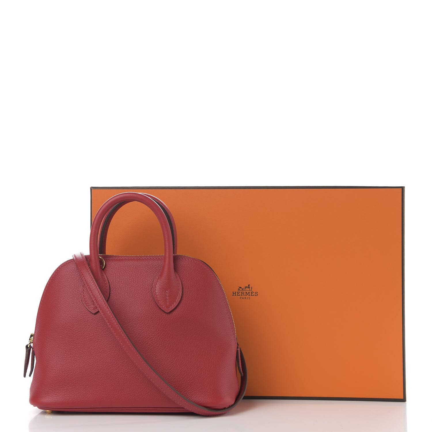 Hermes Evercolor Mini 1923 Bolide Rouge Grenat 9 of 9
