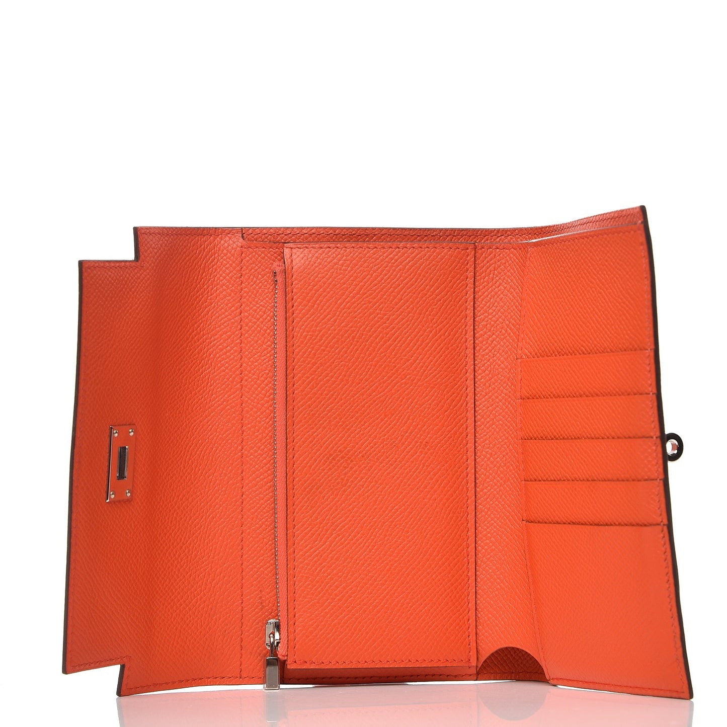 Epsom Medium Kelly Wallet Orange Poppy