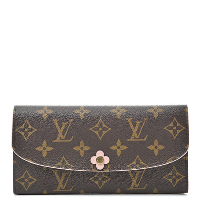 Louis Vuitton Monogram Bloom Flower Emilie Wallet 1 of 7