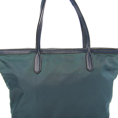Prada Saffiano Tessuto Nylon Tote Petrolio 12 of 14
