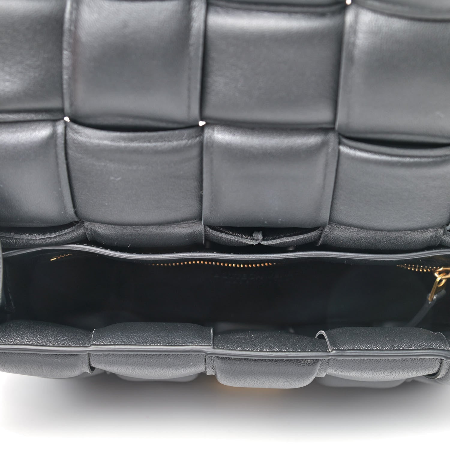 Bottega Veneta Nappa Maxi Intreccio Padded Cassette Crossbody Bag Black 5 of 9
