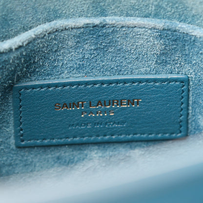 Saint Laurent Calfskin Baby Sac De Jour Indigo 6 of 10